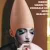 imageSpooktacular Creations Halloween Cone Bald Head Latex Bald Wig Cap for Men Woman Adult Kid Boy Girl Halloween Alien Cosplay Costume Accessory Egg Shaped Head Party Dress Up Masquerade Makeup Prop