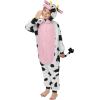imageSpooktacular Creations Halloween Cow Costume Kids Cow Jumpsuit Hooded Romper Costume for Child Halloween Cosplay Party