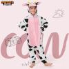imageSpooktacular Creations Halloween Cow Costume Kids Cow Jumpsuit Hooded Romper Costume for Child Halloween Cosplay Party