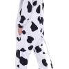 imageSpooktacular Creations Halloween Cow Pajama Adult Unisex Cow Costume Animal Hooded Jumpsuit Costume for Themed Cosplay PartyPink White