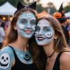 imageSpooktacular Creations Halloween Face Body Paint Black Lipstick for Adult Clown SFX Foundation Cream Makeup for Sports Festival or Stage Makeup Cosplay Party Dress Up 013 OzBlue