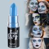 imageSpooktacular Creations Halloween Face Body Paint Black Lipstick for Adult Clown SFX Foundation Cream Makeup for Sports Festival or Stage Makeup Cosplay Party Dress Up 013 OzBlue
