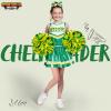 imageSpooktacular Creations Halloween Girl Cheerleader Costume Cheer Uniform Set Cheerleading Outfit for Halloween DressUp PartyGreen