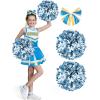 imageSpooktacular Creations Halloween Girl Cheerleader Costume Cheer Uniform Set Cheerleading Outfit for Halloween DressUp PartySky Blue