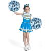 imageSpooktacular Creations Halloween Girl Cheerleader Costume Cheer Uniform Set Cheerleading Outfit for Halloween DressUp PartySky Blue