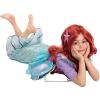 imageSpooktacular Creations Halloween Girls Mermaid Wig Red Long Curly Wig with Star Barrett and Shell Purse for Kids Mermaid Costume Halloween Cosplay Party Accessories