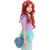 imageSpooktacular Creations Halloween Girls Mermaid Wig Red Long Curly Wig with Star Barrett and Shell Purse for Kids Mermaid Costume Halloween Cosplay Party Accessories