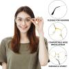 imageSpooktacular Creations Halloween Gold Wizard Glasses Fake Old Men Round Wire Costume Glasses Accessory for Men Women Halloween Dress Up Costume PropGold