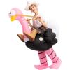 imageSpooktacular Creations Halloween Inflatable Costume Kids Riding an Ostrich Blowup Costume Hat Girls Pink Inflatable Suit