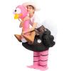 imageSpooktacular Creations Halloween Inflatable Costume Kids Riding an Ostrich Blowup Costume Hat Girls Pink Inflatable Suit