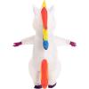 imageSpooktacular Creations Halloween Kids Inflatable Costume Full Body Unicorn Blow Up Costume Unicorn Costumes for PartiesWhite
