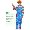 imageSpooktacular Creations Halloween Killer Doll Costume Men Creepy Doll Costume Adult Men for Halloween Dress Up Party Cosplay