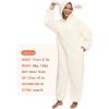 imageSpooktacular Creations Halloween Lamb Pajama Lamb Costume Adults Unisex Animal Hooded Jumpsuit for Halloween Party Costume