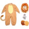 imageSpooktacular Creations Halloween Lion Costume Toddler with Toy Zebra Kids Lion Costume for Baby Halloween Dress Up Party