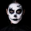 imageSpooktacular Creations Halloween Makeup Face Body Paint Waterproof Foundation Cream Cake Tub Halloween Party Cosplay Clown Sfx Costume and Dress Up Makeup for Adult1 Oz WhiteBlack