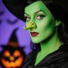 imageSpooktacular Creations Halloween Makeup Face Body Paint Waterproof Foundation Cream Cake Tub Halloween Party Cosplay Clown Sfx Costume and Dress Up Makeup for Adult1 Oz WhiteGreen