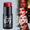 imageSpooktacular Creations Halloween Makeup Face Paint for AdultWaterproof Body Foundation Paint for Halloween Eye SFX Cosplay Clown Makeup Costume Party Dress Up 1 Oz Green Red