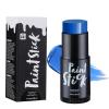 imageSpooktacular Creations Halloween Makeup Face Paint for AdultWaterproof Body Foundation Paint for Halloween Eye SFX Cosplay Clown Makeup Costume Party Dress Up 1 Oz Green Blue