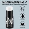 imageSpooktacular Creations Halloween Makeup Face Paint for AdultWaterproof Body Foundation Paint for Halloween Eye SFX Cosplay Clown Makeup Costume Party Dress Up 1 Oz Green white