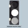 imageSpooktacular Creations Halloween Makeup Palette 3 Colors Face Body Paint with Brush for Zombie Skeleton Clown Witch Football Baseball Sports SFX Costume Cosplay Dress Up 7 Oz White Black GreenBlack White Gray
