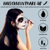 imageSpooktacular Creations Halloween Makeup Palette 3 Colors Face Body Paint with Brush for Zombie Skeleton Clown Witch Football Baseball Sports SFX Costume Cosplay Dress Up 7 Oz White Black GreenBlack White Gray