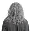 imageSpooktacular Creations Halloween Mens Grey Wizard Curly Wig with Beard Long Gray Funny Father Time Costume Accessory for Adults Cosplay Party Christmas AccessoriesGrey