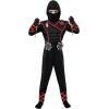 imageSpooktacular Creations Halloween Ninja Costume Ninja Outfit Set for Kids Halloween Costumes for Boys Dress Up PartyBlack