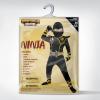 imageSpooktacular Creations Halloween Ninja Costume Ninja Outfit Set for Kids Halloween Costumes for Boys Dress Up PartyBlackgolden
