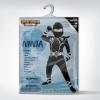 imageSpooktacular Creations Halloween Ninja Costume Ninja Outfit Set for Kids Halloween Costumes for Boys Dress Up PartyBlacksilver