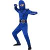 imageSpooktacular Creations Halloween Ninja Costume Ninja Outfit Set for Kids Halloween Costumes for Boys Dress Up PartyBlueblack