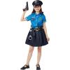 imageSpooktacular Creations Halloween Police Officer Costume for Girls Blue Girl Police costume for Kids Dress Up Parties