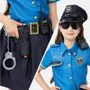 imageSpooktacular Creations Halloween Police Officer Costume for Girls Blue Girl Police costume for Kids Dress Up Parties