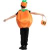 imageSpooktacular Creations Halloween Pumpkin Costume Kids with Basket Outfit for Toddler Child Halloween Dress Up PartyWacky Pumpkin
