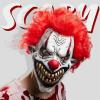 imageSpooktacular Creations Halloween Scary Clown Mask Horror Face Creepy Zombie Latex Masks Costume Accessories for Adults Men Halloween Party Dress Up Killer Cosplay Prop
