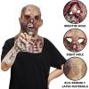 imageSpooktacular Creations Halloween Scary Zombie Head Mask Horror Moss Biochemical Monster and Creepy Latex Zombie Mask for Adult Halloween Cosplay Costumes Accessory Party Dress Up