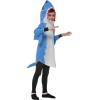 imageSpooktacular Creations Halloween Shark Costume Kids Shark Boy Costume Gray Blue with Fin Tail for Halloween Dress Up PartyBlue