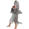 imageSpooktacular Creations Halloween Shark Costume Kids Shark Boy Costume Gray Blue with Fin Tail for Halloween Dress Up PartyGray