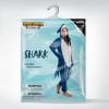 imageSpooktacular Creations Halloween Shark Pajama Adult Shark Costume One Piece Jumpsuit Marine Pajama for Halloween Dress UpBlue
