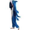 imageSpooktacular Creations Halloween Shark Pajama Adult Shark Costume One Piece Jumpsuit Marine Pajama for Halloween Dress UpBlue
