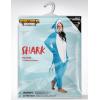 imageSpooktacular Creations Halloween Shark Pajama Adult Shark Costume One Piece Jumpsuit Marine Pajama for Halloween Dress UpLight Blue
