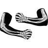 imageSpooktacular Creations Halloween Skeleton Arm Length Gloves for Adult Bone Skull Gloves for Women Men for Halloween Cosplay Parties
