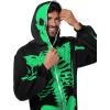 imageSpooktacular Creations Halloween Skeleton Costume Glow in the Dark Men Skeleton Pajama for Halloween Cosplay Themed Party