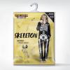 imageSpooktacular Creations Halloween Skeleton Pajama Adult Skeleton Costume Hooded Jumpsuit Cosplay Costume Sleepwear HomewearBlack