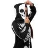 imageSpooktacular Creations Halloween Skeleton Pajama Adult Skeleton Costume OnePiece Jumpsuit for Halloween Cosplay PartyBlack