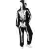 imageSpooktacular Creations Halloween Skeleton Pajama Adult Skeleton Costume OnePiece Jumpsuit for Halloween Cosplay PartyBlack