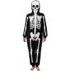 imageSpooktacular Creations Halloween Skeleton Pajama Adult Skeleton Costume OnePiece Jumpsuit for Halloween Cosplay PartyBlack