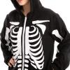 imageSpooktacular Creations Halloween Skeleton Pajama Unisex Skeleton Costume Jumpsuit Pajama for Adult Halloween Themed Parties
