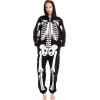 imageSpooktacular Creations Halloween Skeleton Pajama Unisex Skeleton Costume Jumpsuit Pajama for Adult Halloween Themed Parties