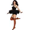 imageSpooktacular Creations Halloween Striped StockingsOver The Knee Striped Thigh StockingsWitch StockingHigh Stocking CostumeOrange