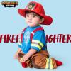 imageSpooktacular Creations Halloween Toddler Firefighter Costume Baby Fireman Costume for Infants Boys Halloween Dress Up Party